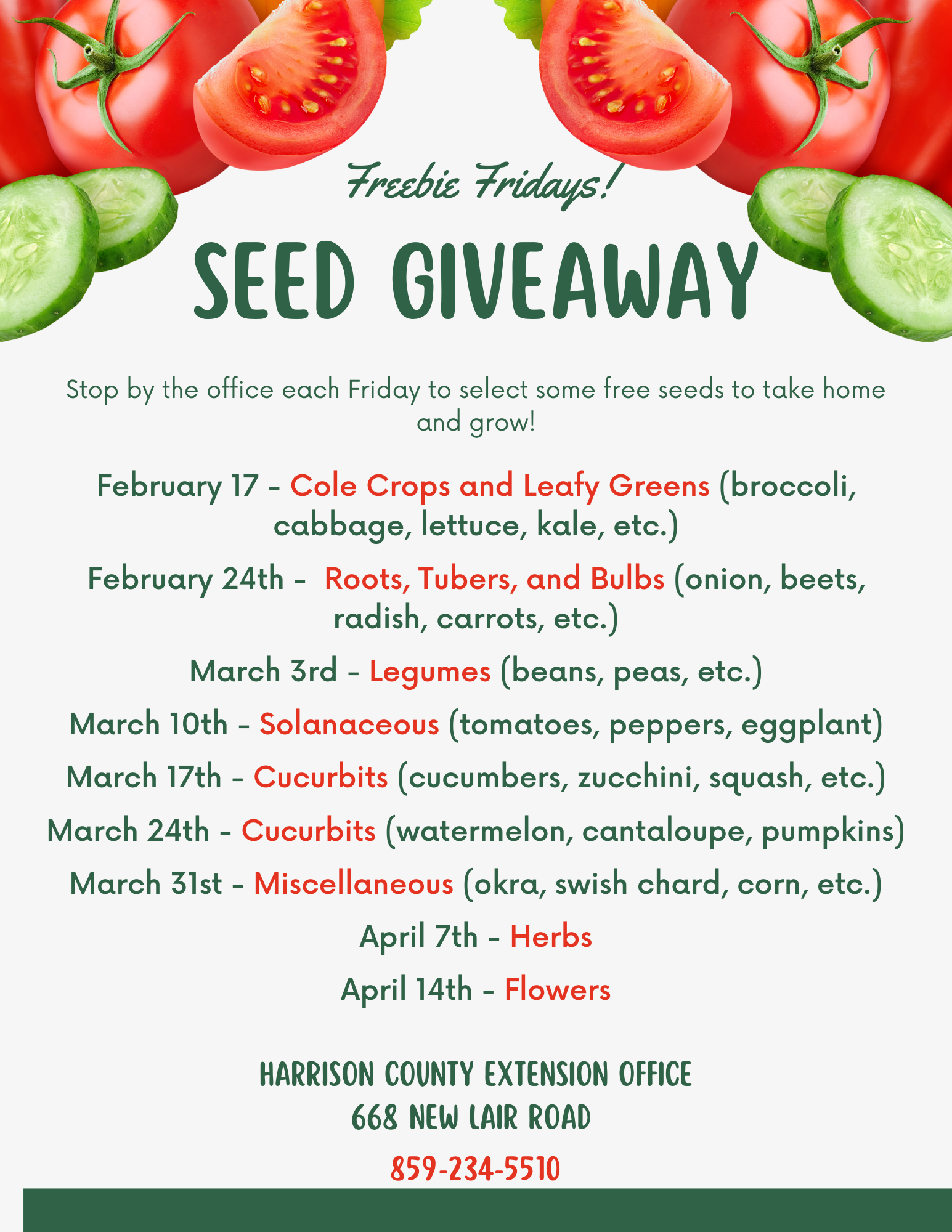 Seed giveaway 2023